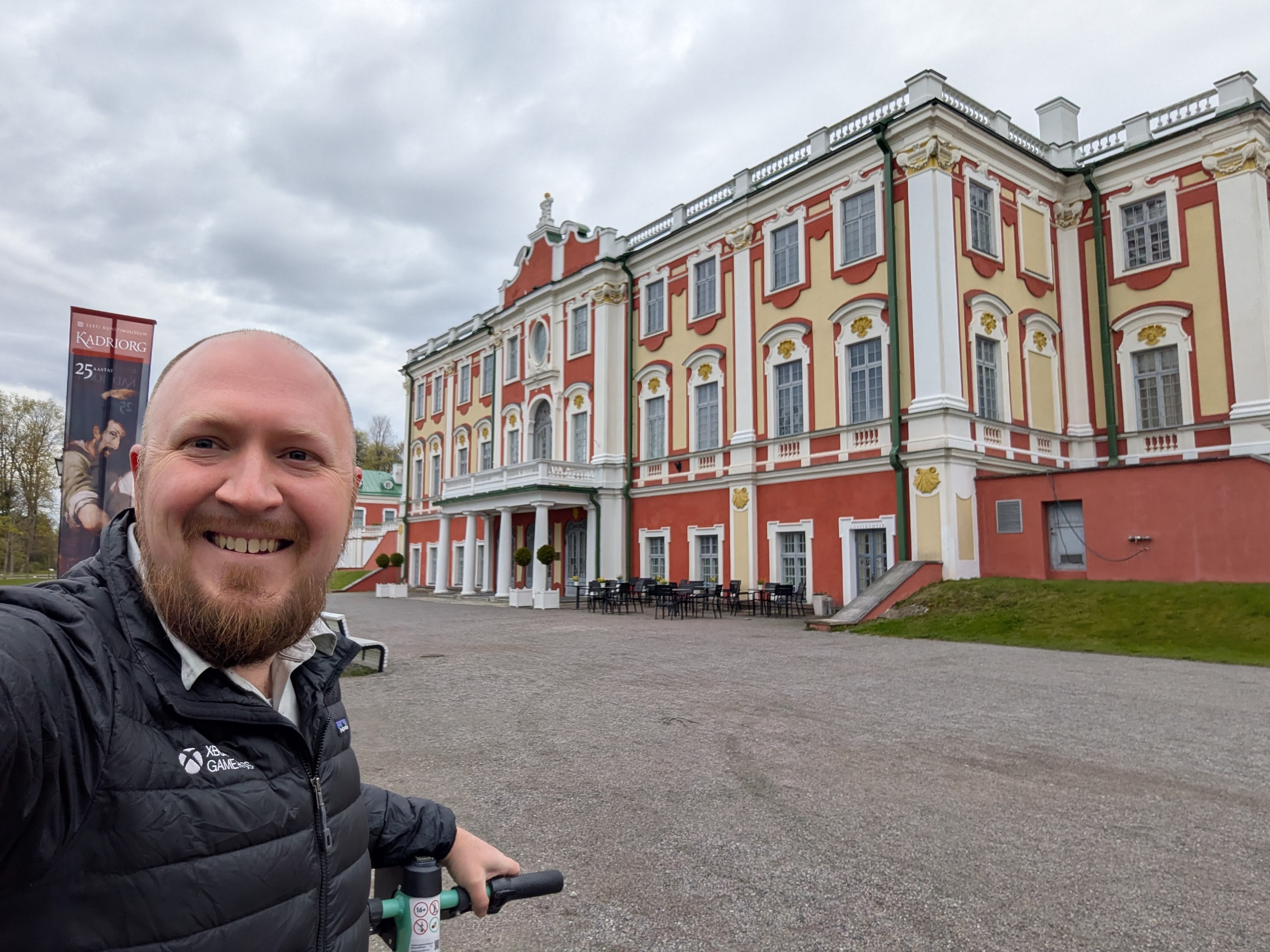 Historic palace architecture in Tallinn, Estonia